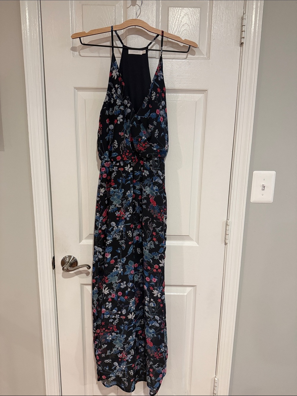 Lush Floral Black Dress Size Small